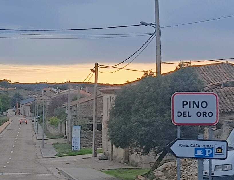 Llegada a Pino del Oro