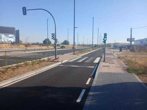 Avenida de Requejo tras las obras de humanización