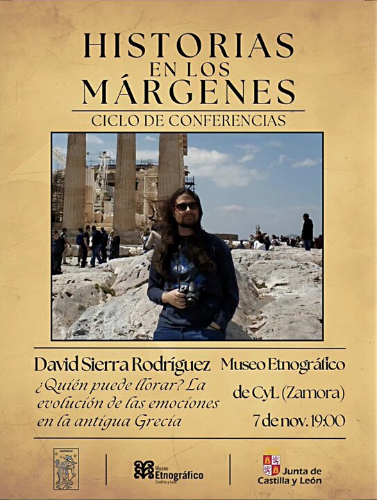 Coloquio de David Sierra sobre las emociones en la Antigua Grecia