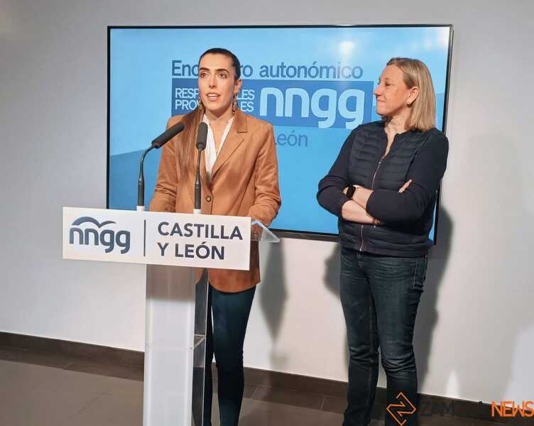 Isabel Blanco en el encuentro de NNGG en Zamora 