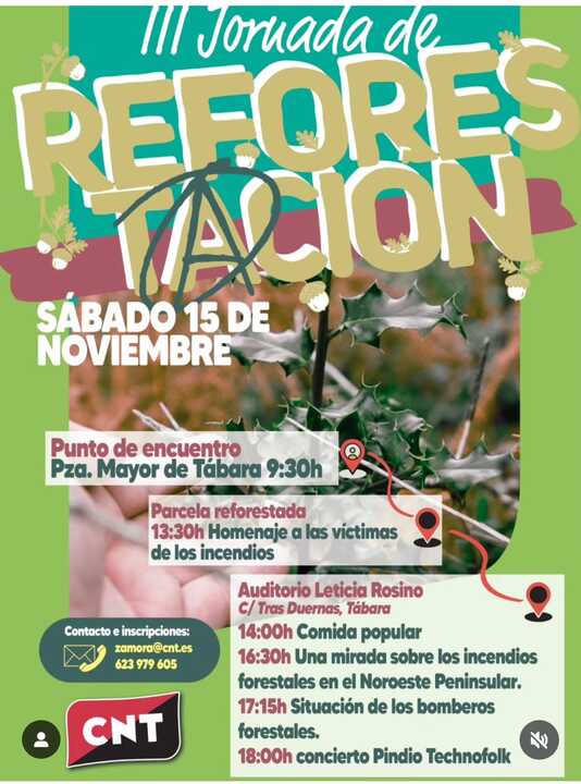 Cartel Jornada Reforestación