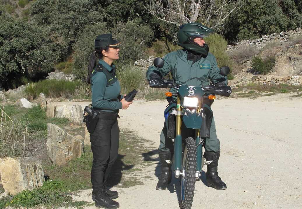 Isabel García Núñez, de patrulla