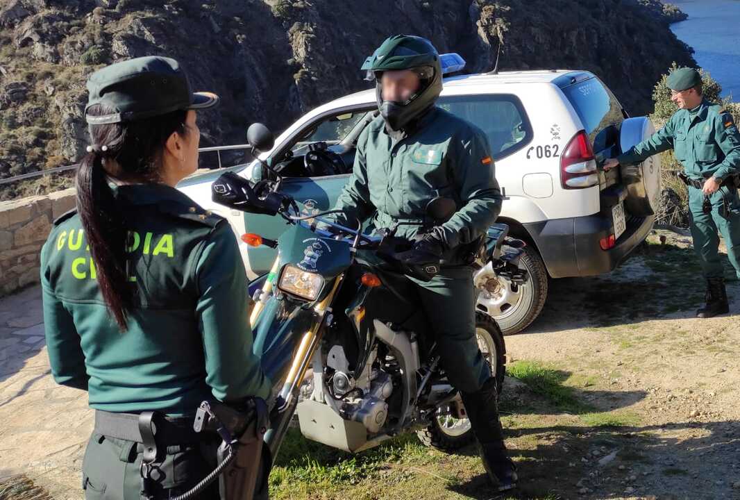 Isabel García, de patrulla