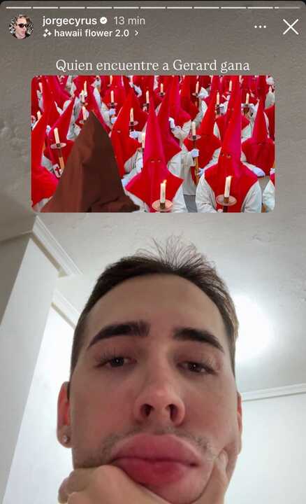 Jorge Cyrus cuelga en su instagram un meme con Zamora