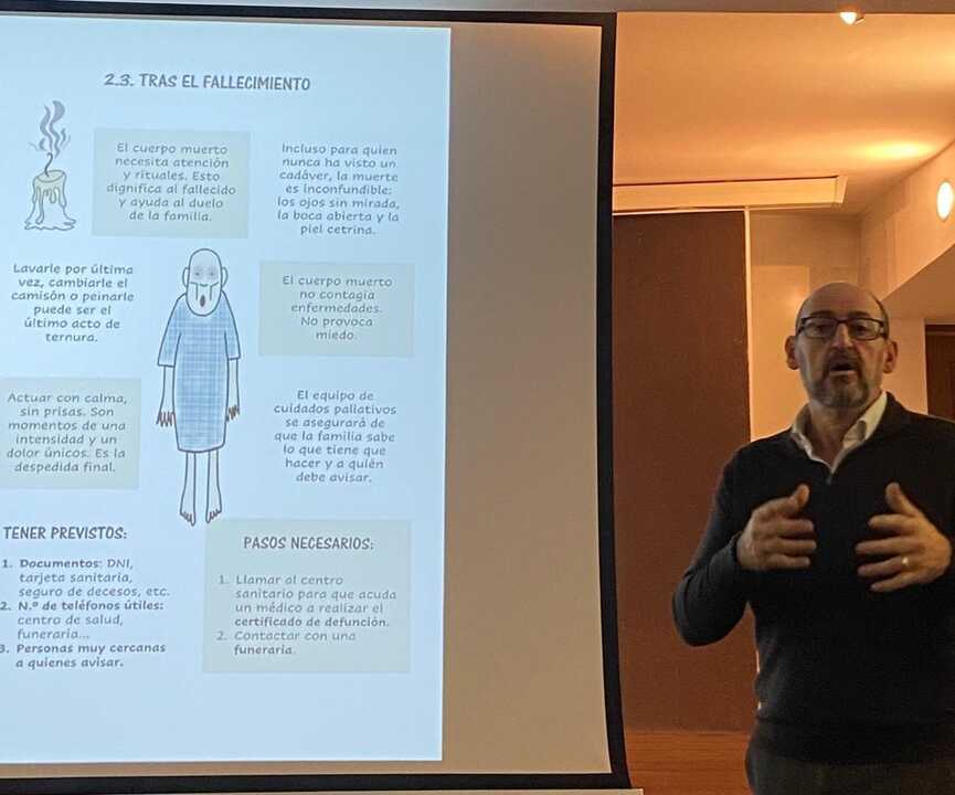 Daniel Ramos Pollo, durante su conferencia1