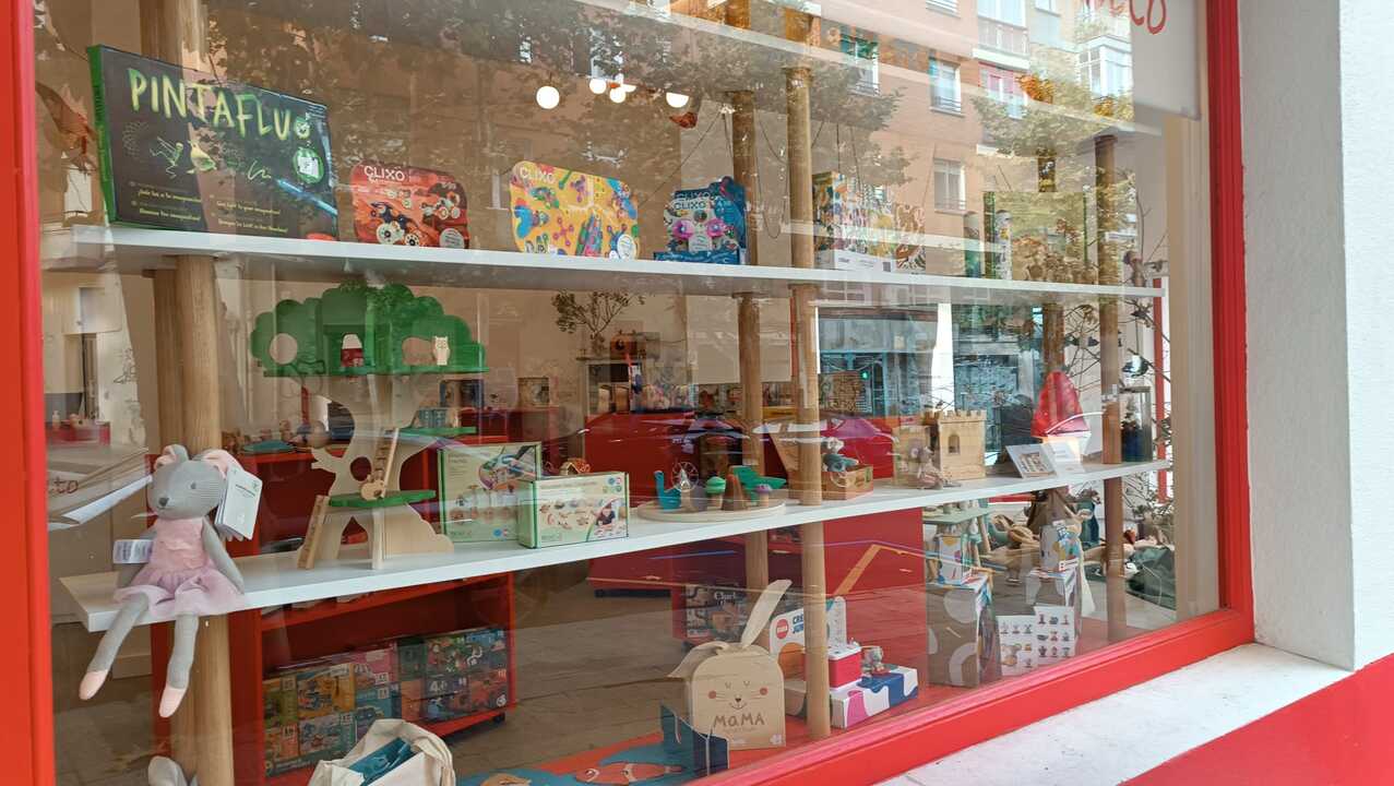 Escaparate de la nueva tienda en Zamora