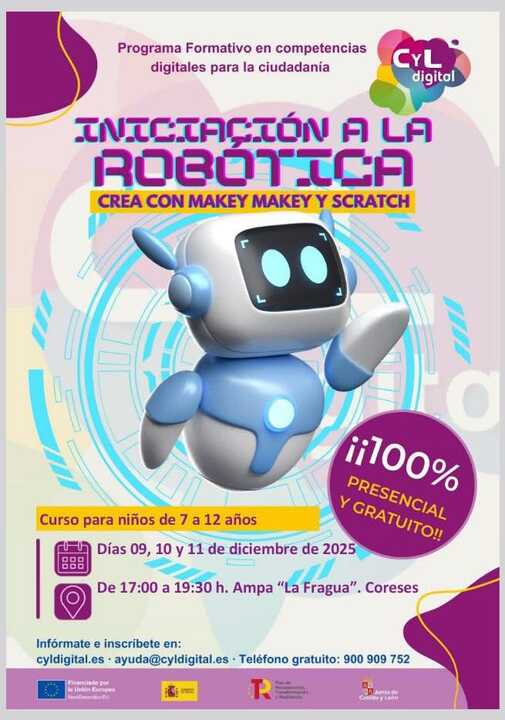 Curso cyl digital iniciación a la robótica Coreses