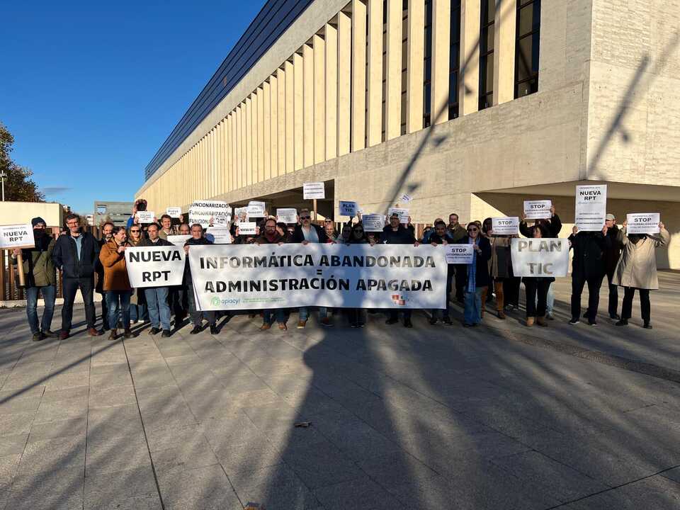 Protesta de los informáticos