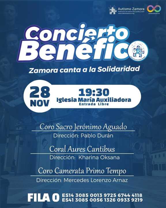 cartel concierto benéfico