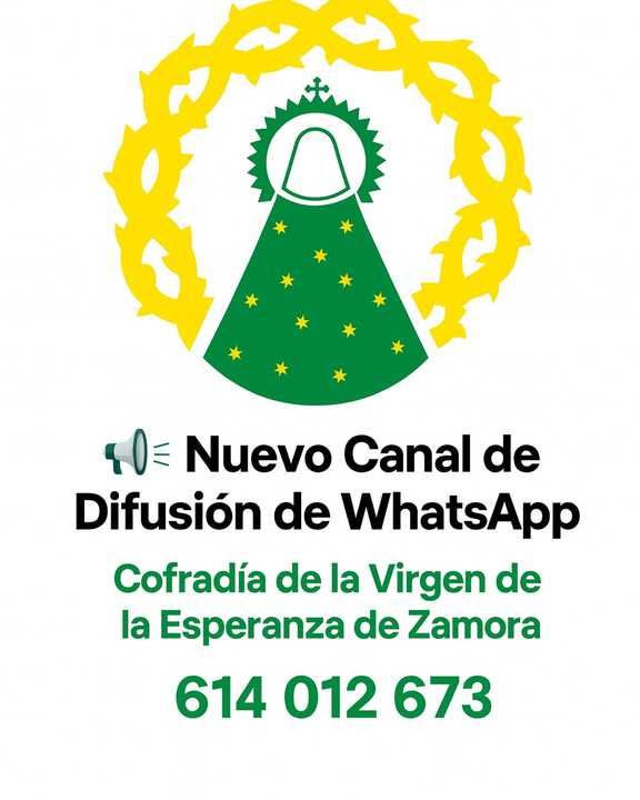 Nuevo canal de WhatsApp Cofradia de la Esperanza