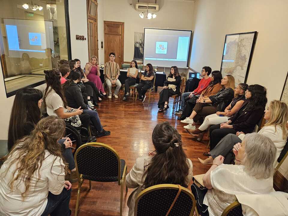 Otro momento de la visita de la vicepresidenta a Argentina