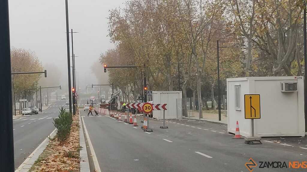 Trabajos en la Avenida Cardenal Cisneros