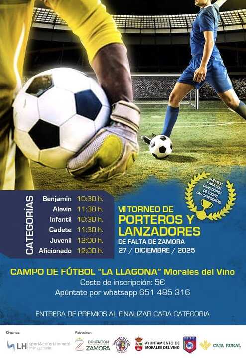 torneo de porteros y lanzadores