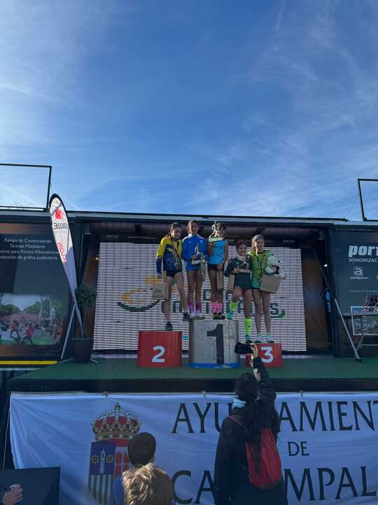 Podio sub 12 en Cantimpalos