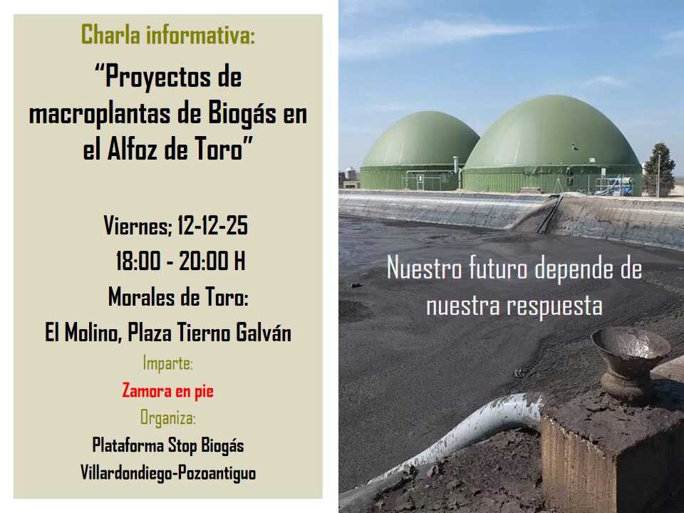 Charla Informativa Morales de Toro biogás