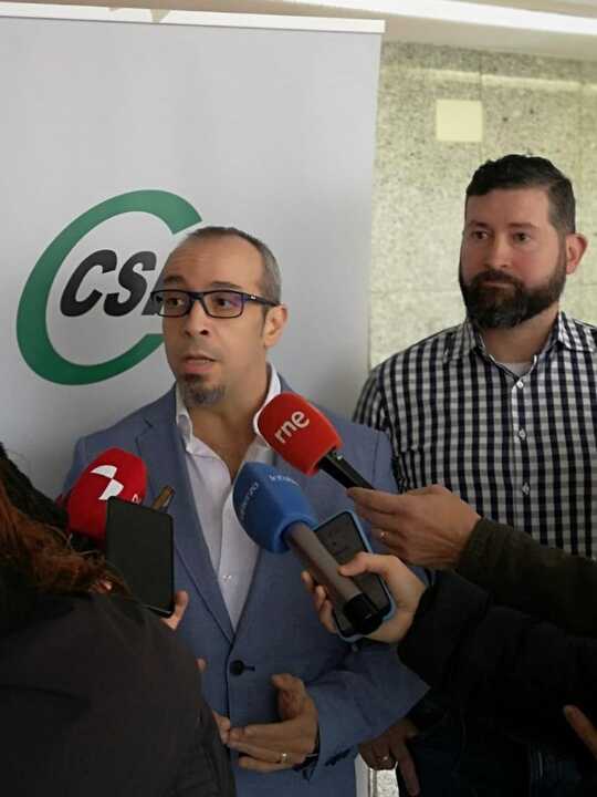 Rueda de prensa de CSIF