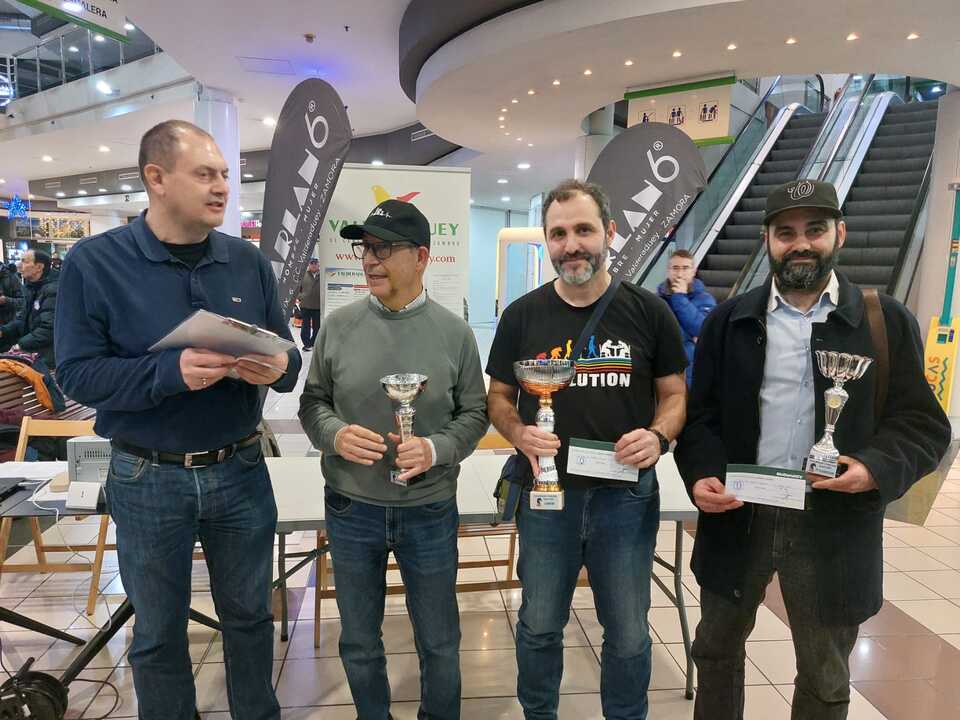 Podio  Torneo McDonald’s Ajedrez Zamora