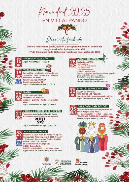 Programa Navidad en Villalpando