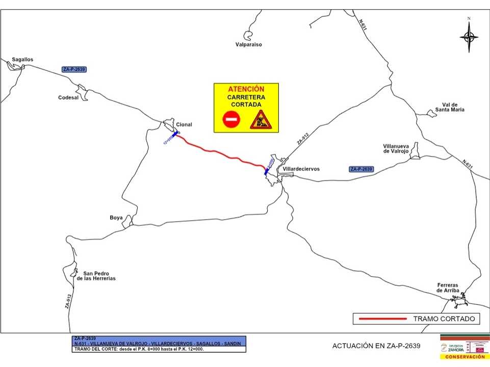 cortes trafico  ZA-P-2639