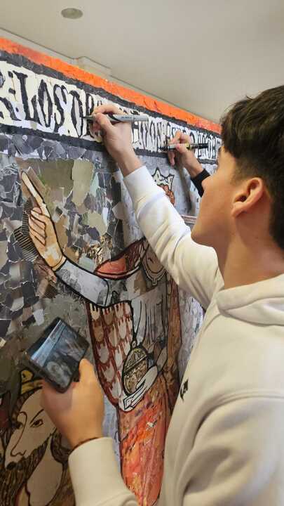 Mural Adoración Reyes Magos IES Pardo tavera _2