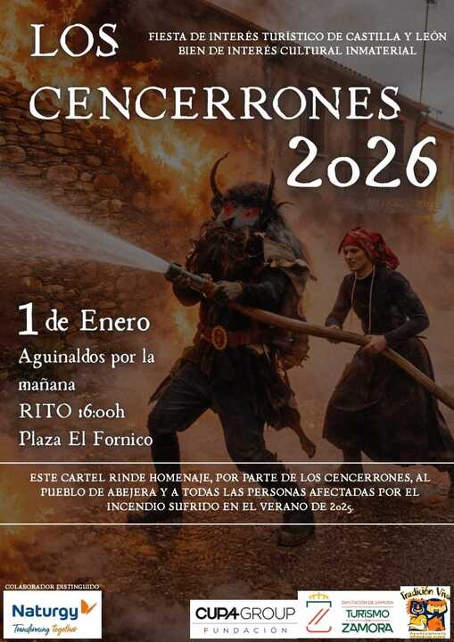 cartel Los Cencerrones de Abejera