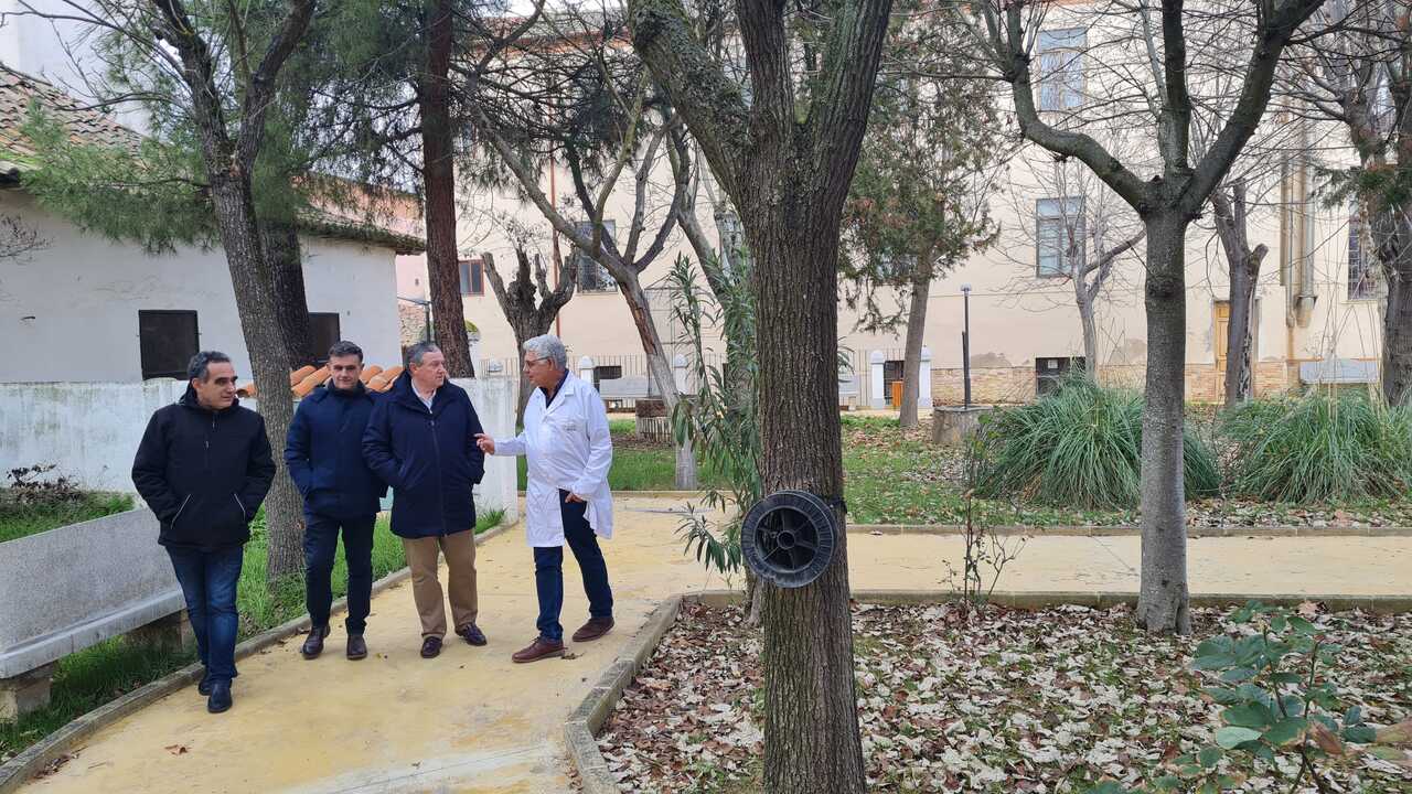 Faúndez en su Visita a la residencia de Toro