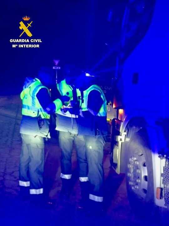 Guardia Civil intercepta al camionero