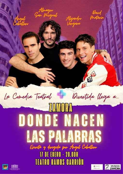 Cartel anunciador de la obra