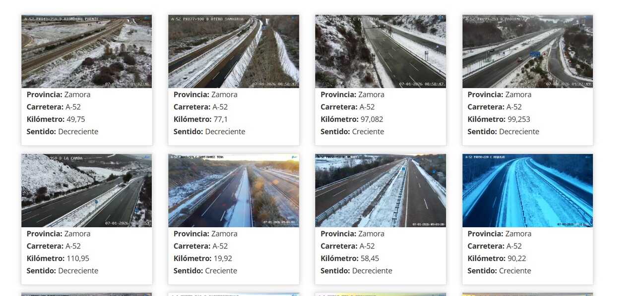 Imágenes de la A-52. Foto DGT