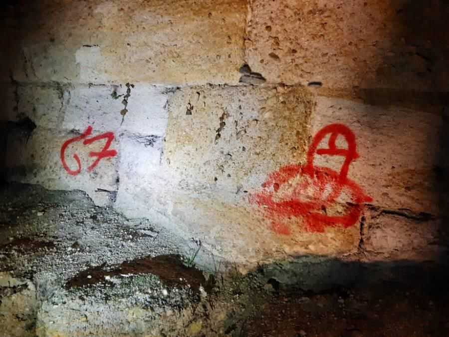 Pintadas en la muralla Zamora