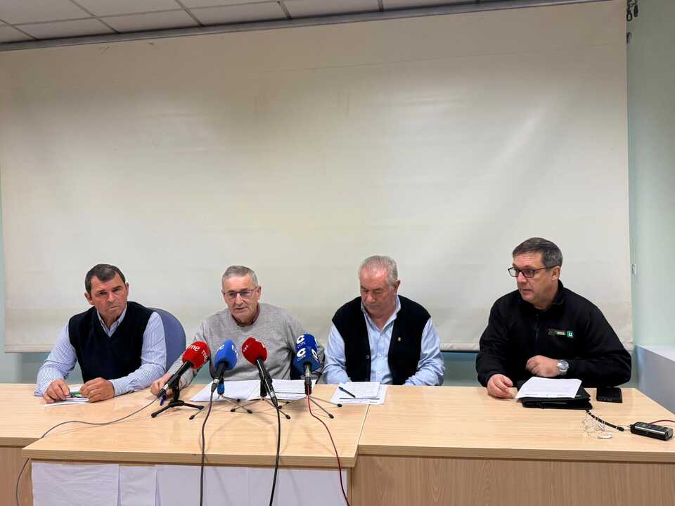 Antonio Medina, Aurelio González, Lorenzo Rivera y Antonio Jesús Rodríguez