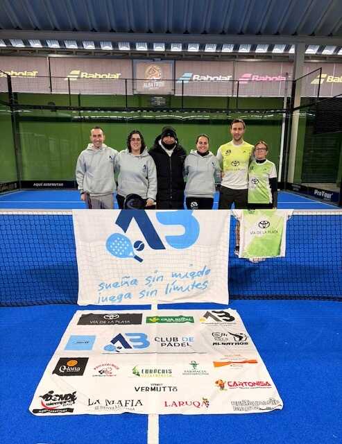 Equipo AB Club de Pádel Caja Rural de MLP categoría Plata