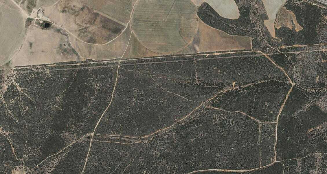 vista aérea de la zona de emplazamiento