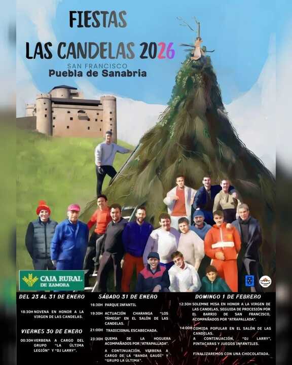 cartel programa Las Candelas de Sanabria