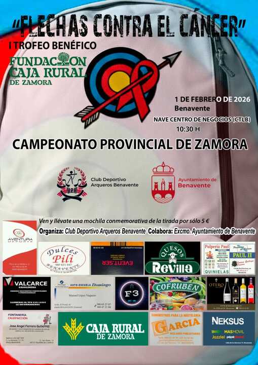 Trofeo Benéfico de Tiro con Arco Benavente cartel