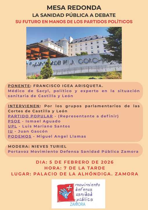 Mesa de debate Sanidad Zamora
