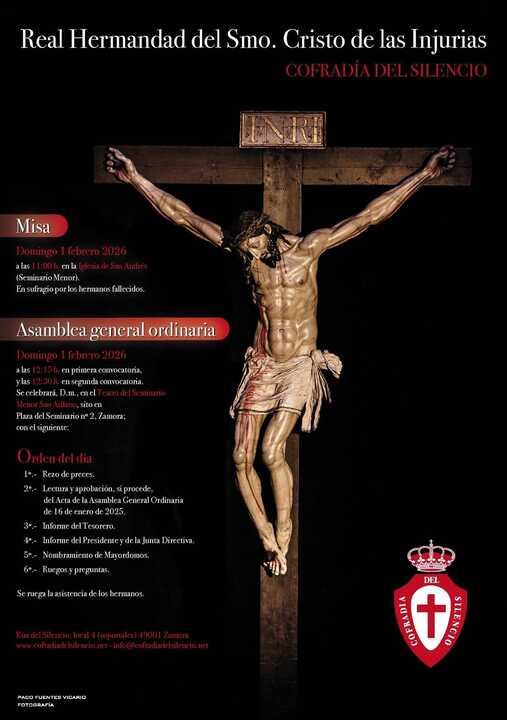 Misa y Asamblea General Cofradía del Silencio