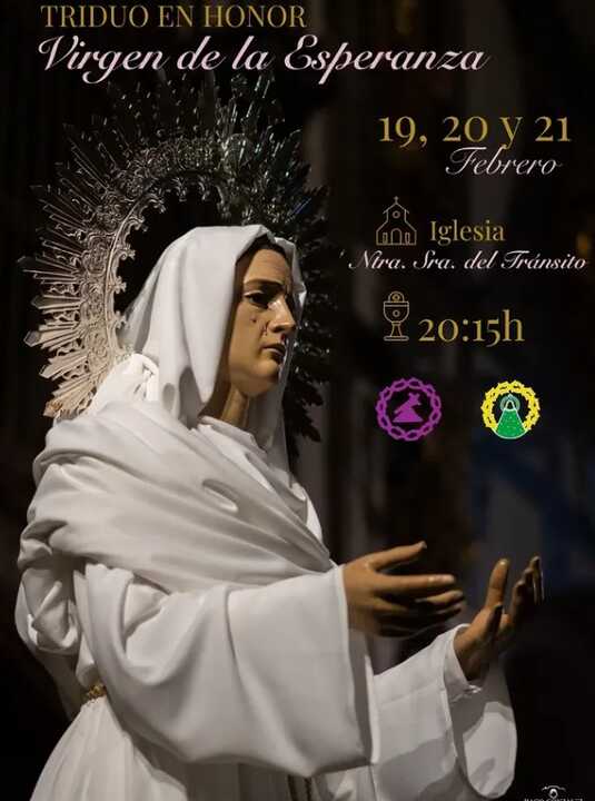 Triduo en honor a la Virgen de la Esperanza