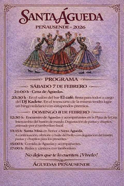cartel águedas Peñausende