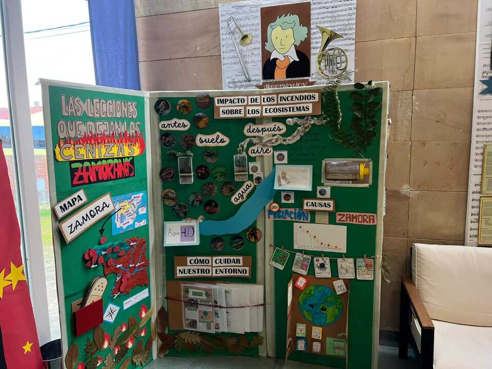 Trabajo semana de la ciencia CEO de Coreses incendios