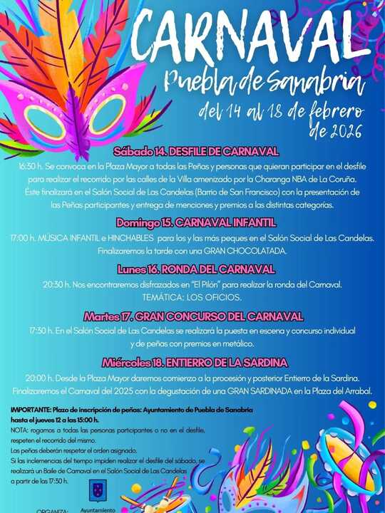 cartel carnaval Puebla de Sanabria