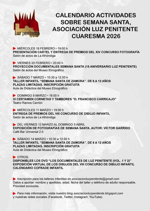 Actividades Cuaresma Luz Penitente