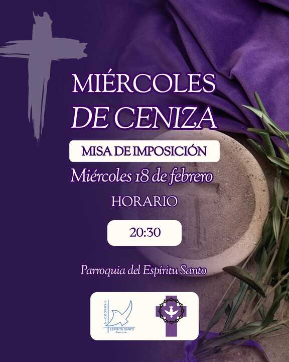 Miercoles de Ceniza  Hermandad Espíritu Santo