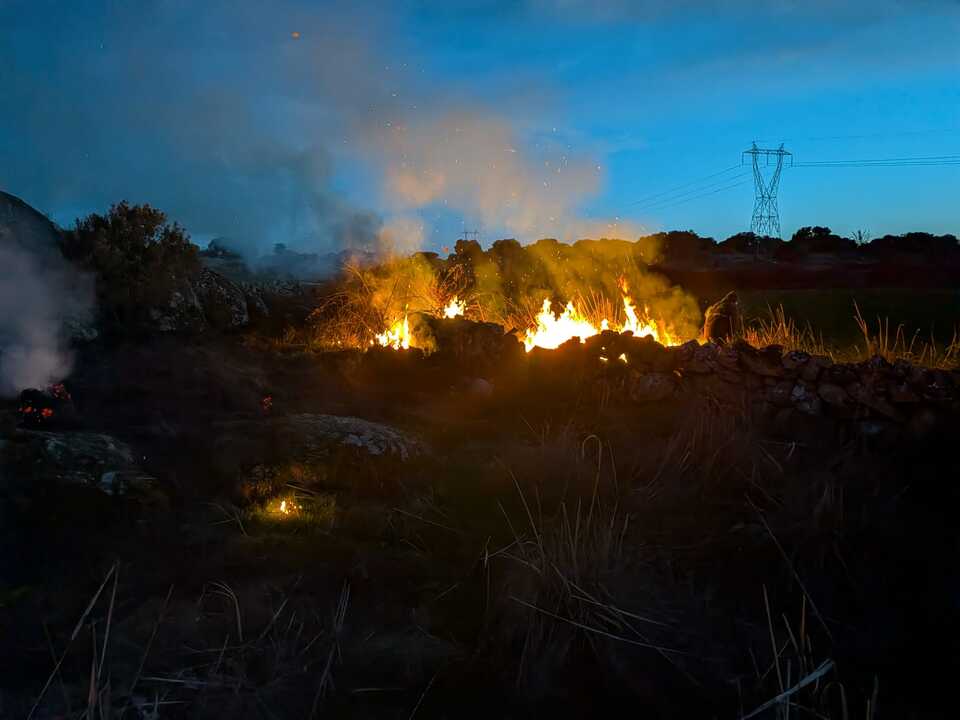Incendio vegetación Comarca de Sayago _3