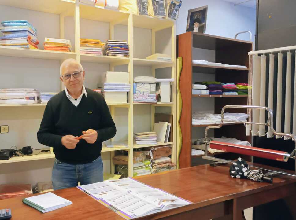 Fernando Pérez Viñas en un momento de la entrevista