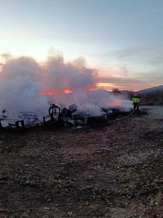 Incendio en Sarracín