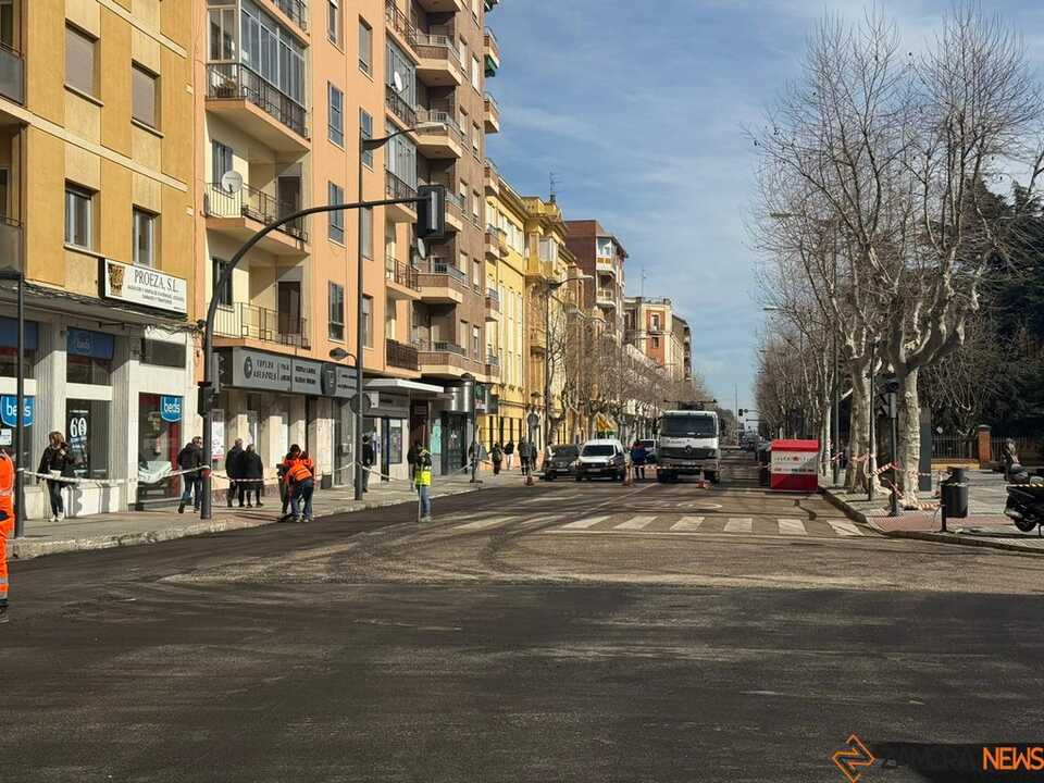 Obras de asfaltado centro de Zamora _4
