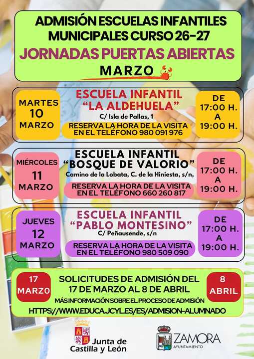 Cartel JORNADAS PUERTAS ABIERTAS