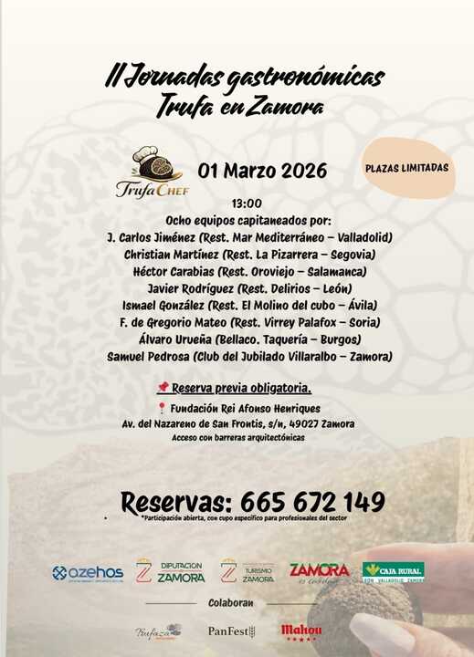 cartel jornadas de la trufa