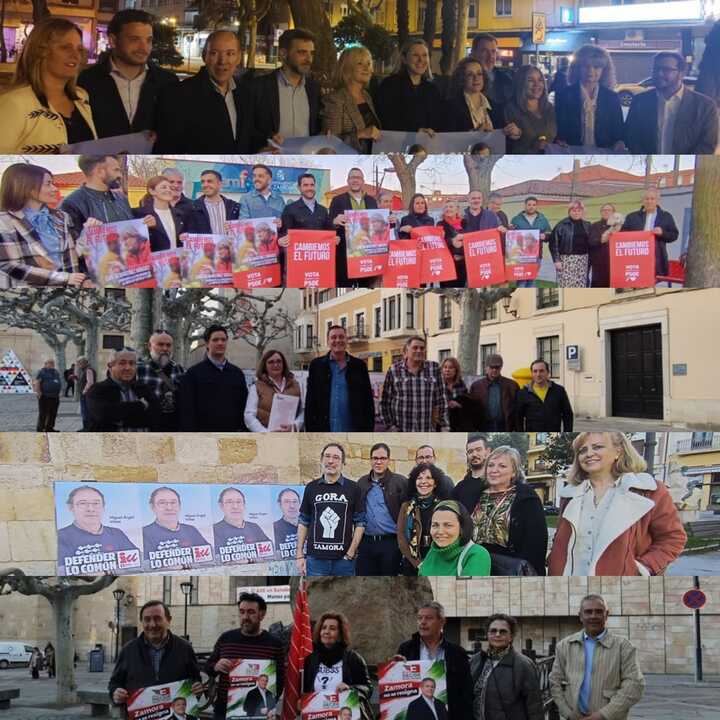 candidaturas de Zamora para las eleccione del 15M